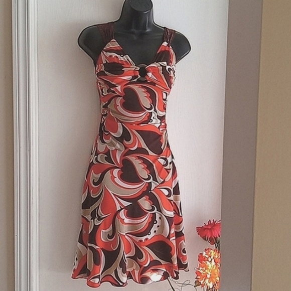 Ruby Rox Dresses & Skirts - Ruby Rox  | Graphic Swirl Design Dress